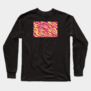 Zebra Pattern Pop Long Sleeve T-Shirt